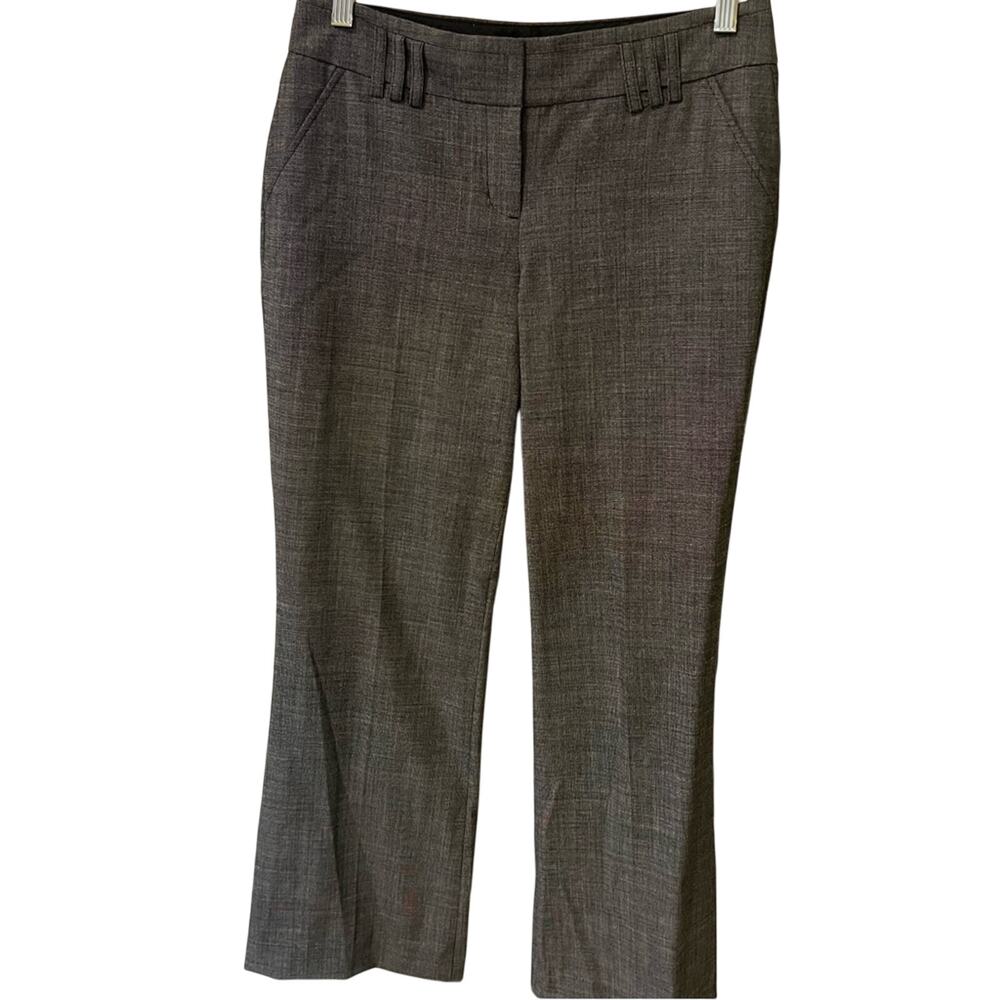 Vintage Y2K Express Dress Pants Size 2 Gray Wide Leg Office Siren Corpcore Chic